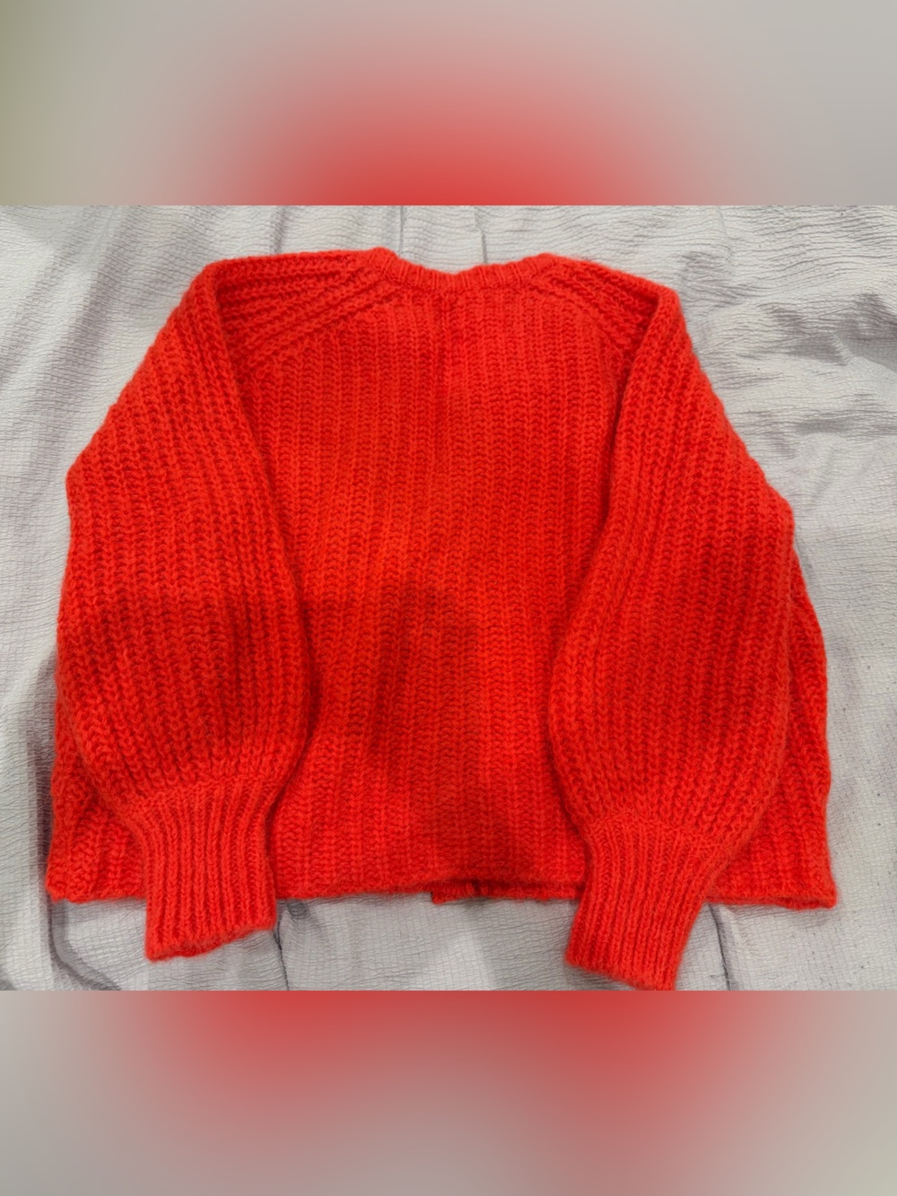 Sezane Button-Front Knit Sweater Cardigan - Picture 2 of 3